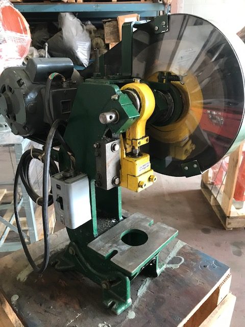 2 TON AZIMUTH OBI BENCH MODEL MECHANICAL PUNCH PRESS - Stevens Machine